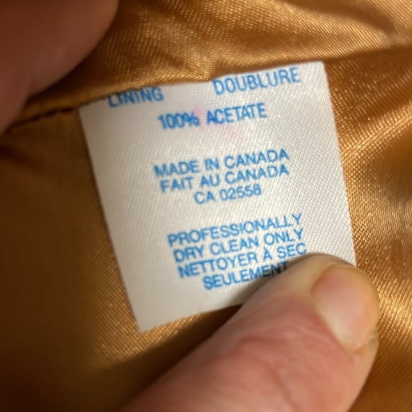 Vintage 80s/90s Danier leather jacket with peblem waist - Picture 9 of 11